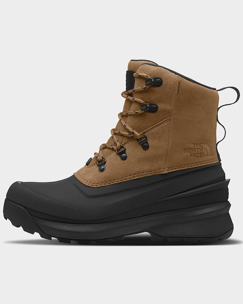 The North Face Men’s Chilkat V Lace Waterproof Boots - Utility Brown/TNF Black Style NF0A5LW3