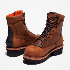 Timberland Men's Evergreen Logger Composite Toe Waterproof Work Boot Brown Style TB1A267H214 - Image 5