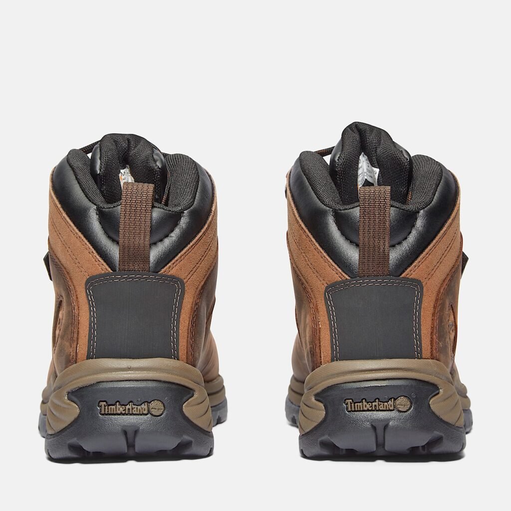 Timberland Men's Flume Work Steel Toe Waterproof Work Boot Brown Style TB1A1Q8V214