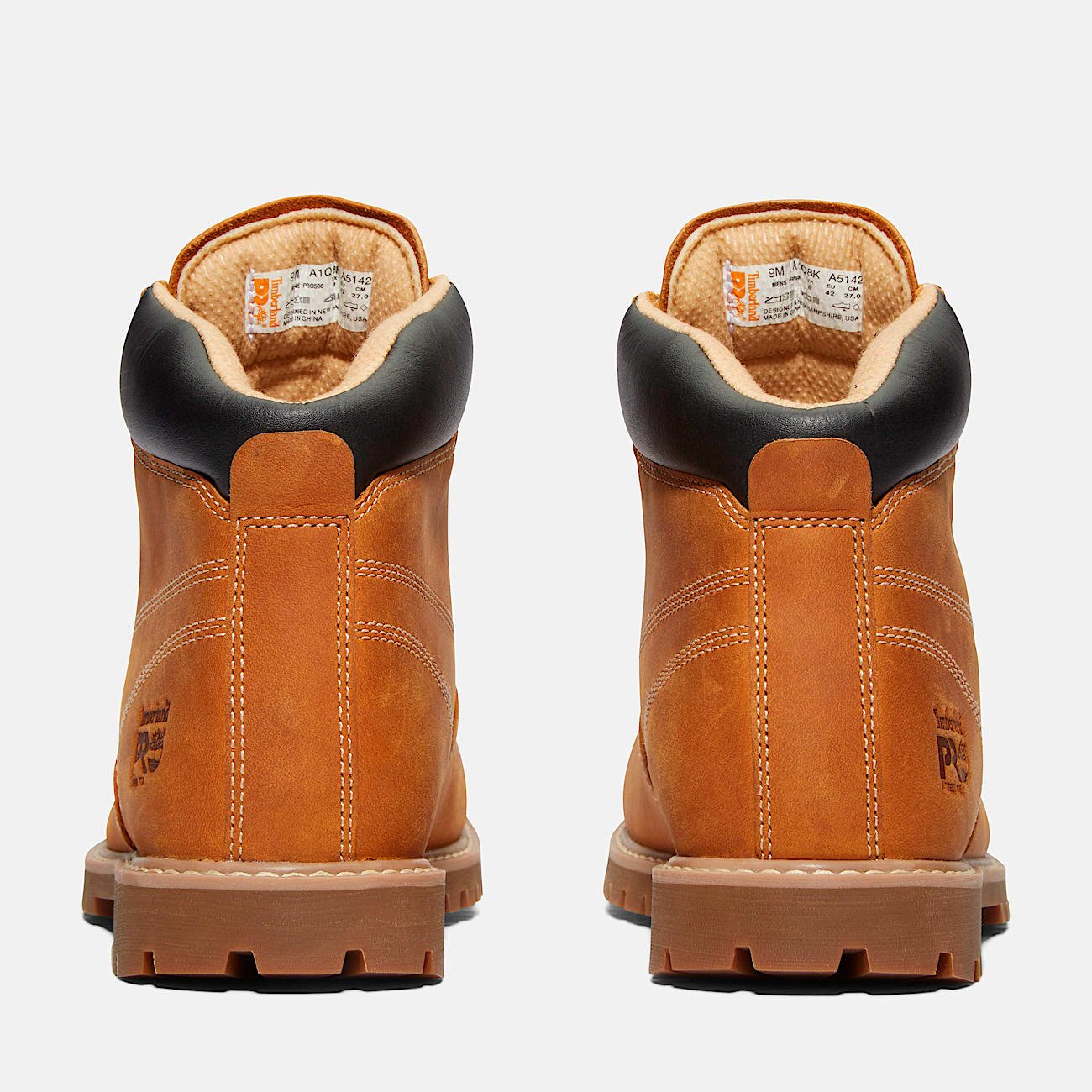 Timberland Men's Gritstone 6" Steel Toe Work Boot Wheat Style TB1A1Q8K231 - Image 5