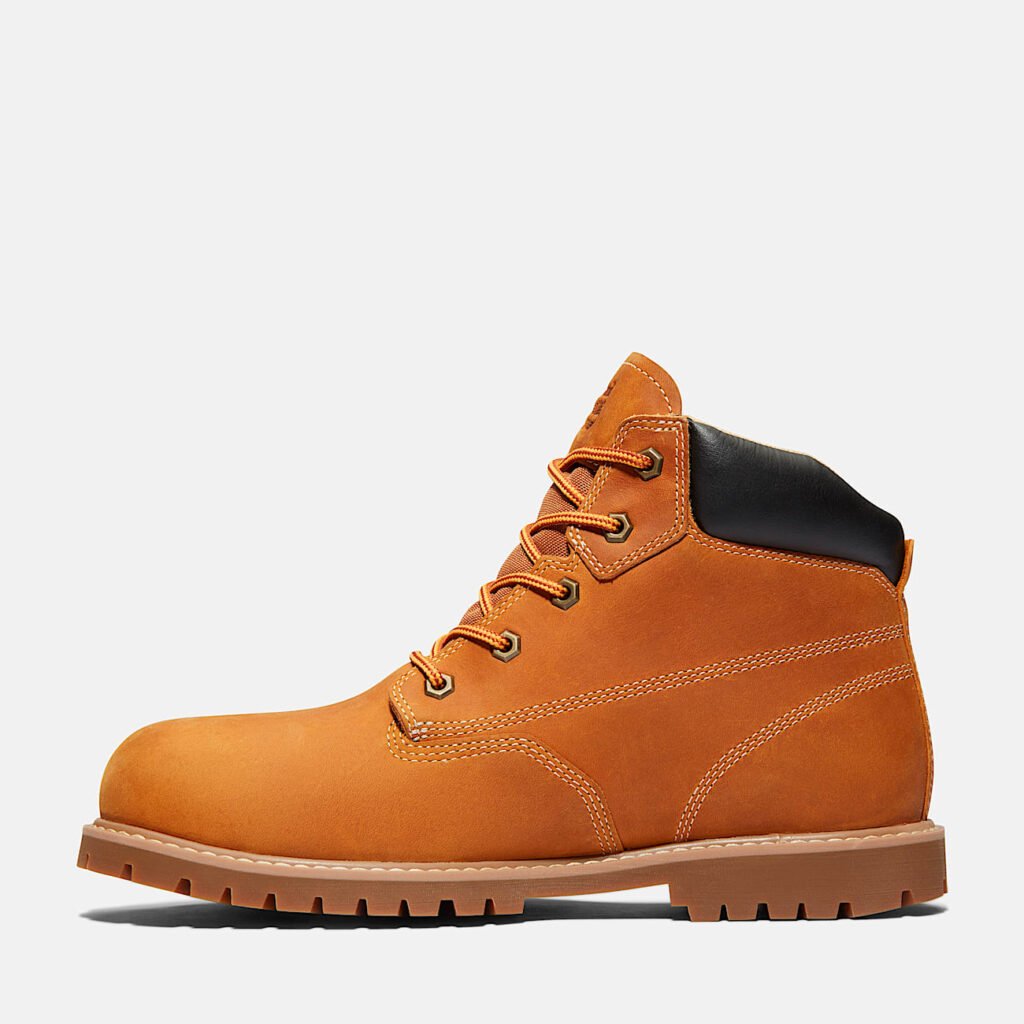 Timberland Men's Gritstone 6" Steel Toe Work Boot Wheat Style TB1A1Q8K231