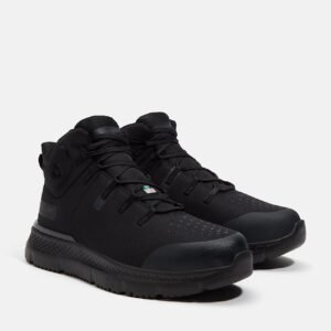 Timberland Men's Intercept Mid CSA Steel Toe Work Sneaker Black Ripstop Nylon Style TB0A67SFEL0 - Image 4