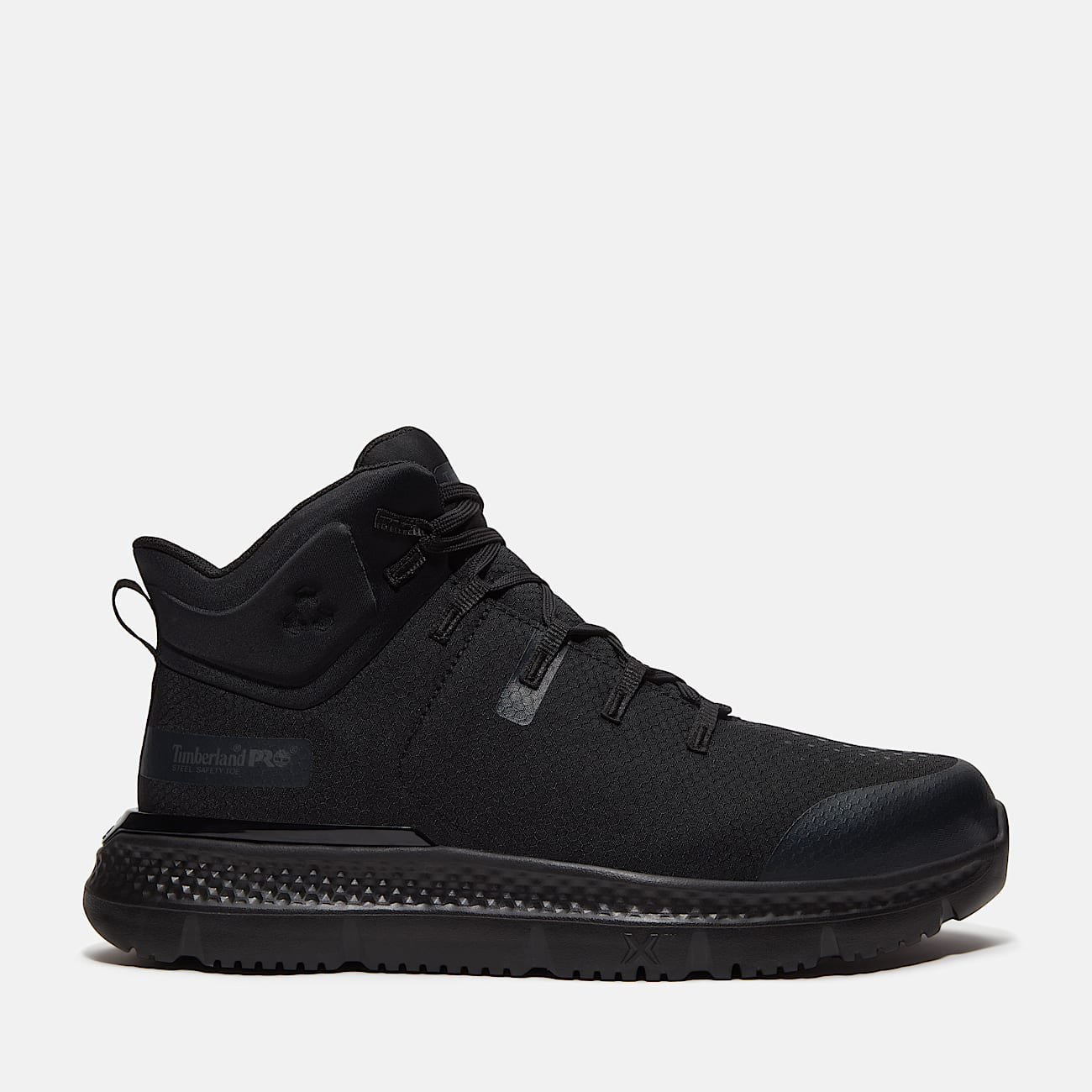 Timberland Men's Intercept Mid CSA Steel Toe Work Sneaker Black Ripstop Nylon Style TB0A67SFEL0 - Image 1