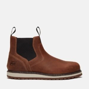 Timberland Men's Irvine Chelsea Soft Toe Work Boot Medium Brown Full-Grain Style TB0A66BUEM4 - Image 1