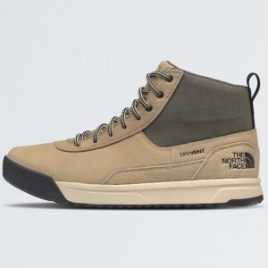 The North Face Men’s Larimer Mid Waterproof Boots - Khaki Stone/New Taupe Green Style NF0A52RM - Image 1