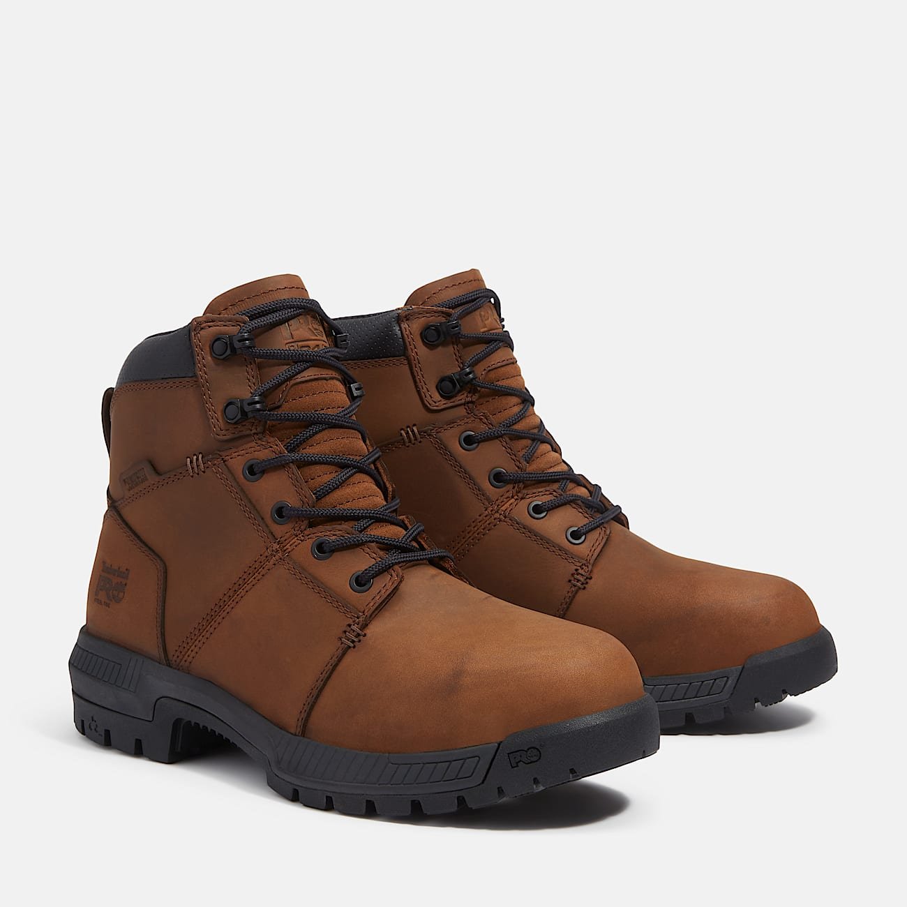 Timberland Men's Montauk 6" Steel Toe Waterproof Work Boot Medium Brown Full-Grain Style TB0A63MBEM4 - Image 4