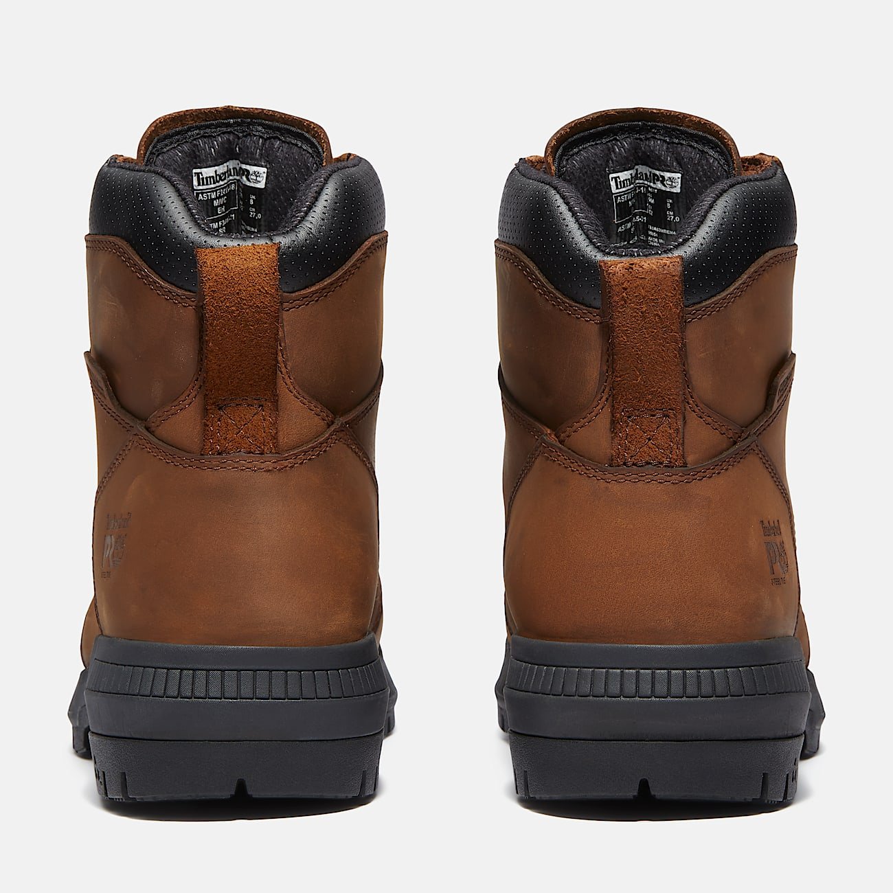 Timberland Men's Montauk 6" Steel Toe Waterproof Work Boot Medium Brown Full-Grain Style TB0A63MBEM4 - Image 5