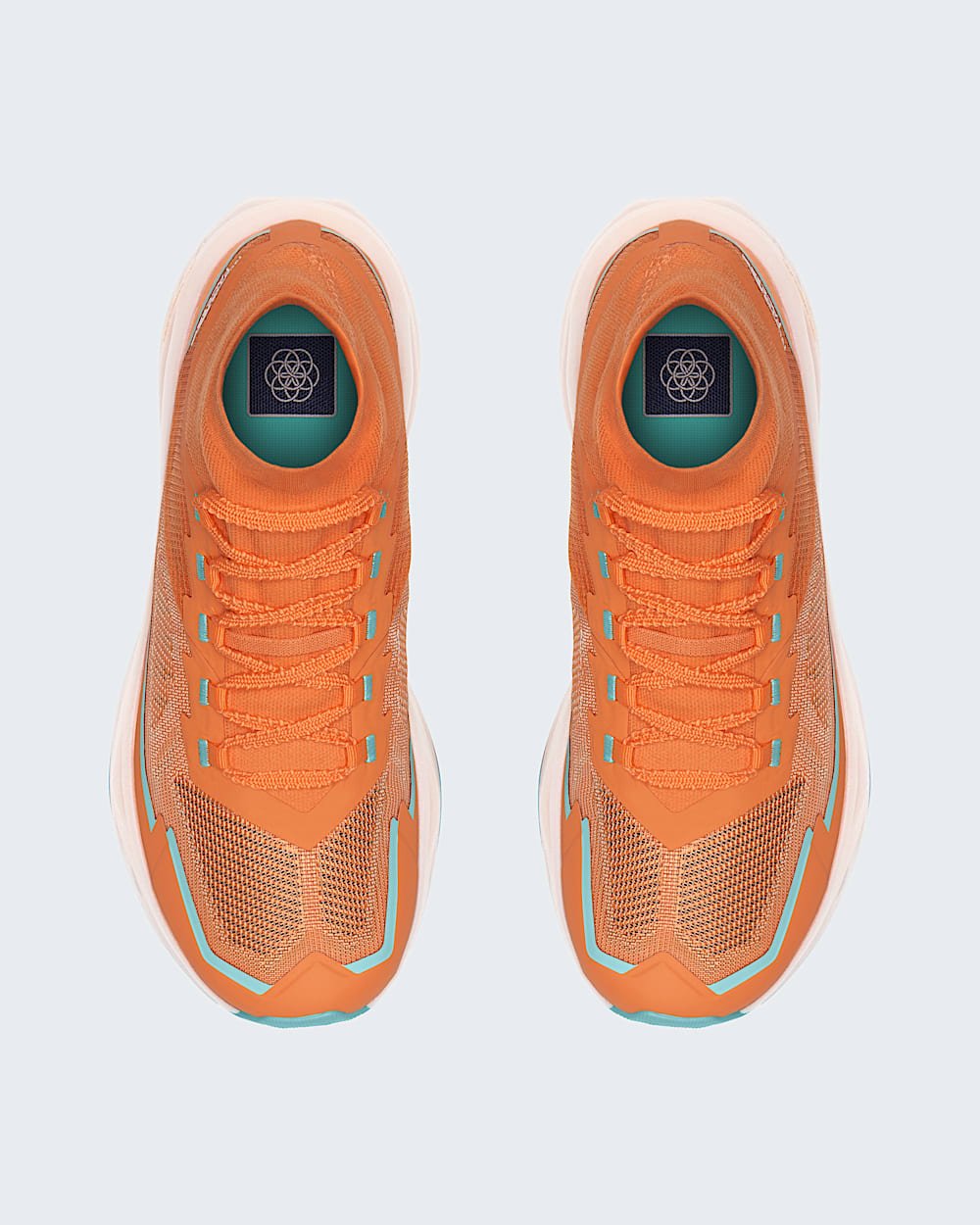 The North Face Men's Offtrail Ultra Shoes - Papaya/Canal Blue Style NF0A8G53 - Image 2