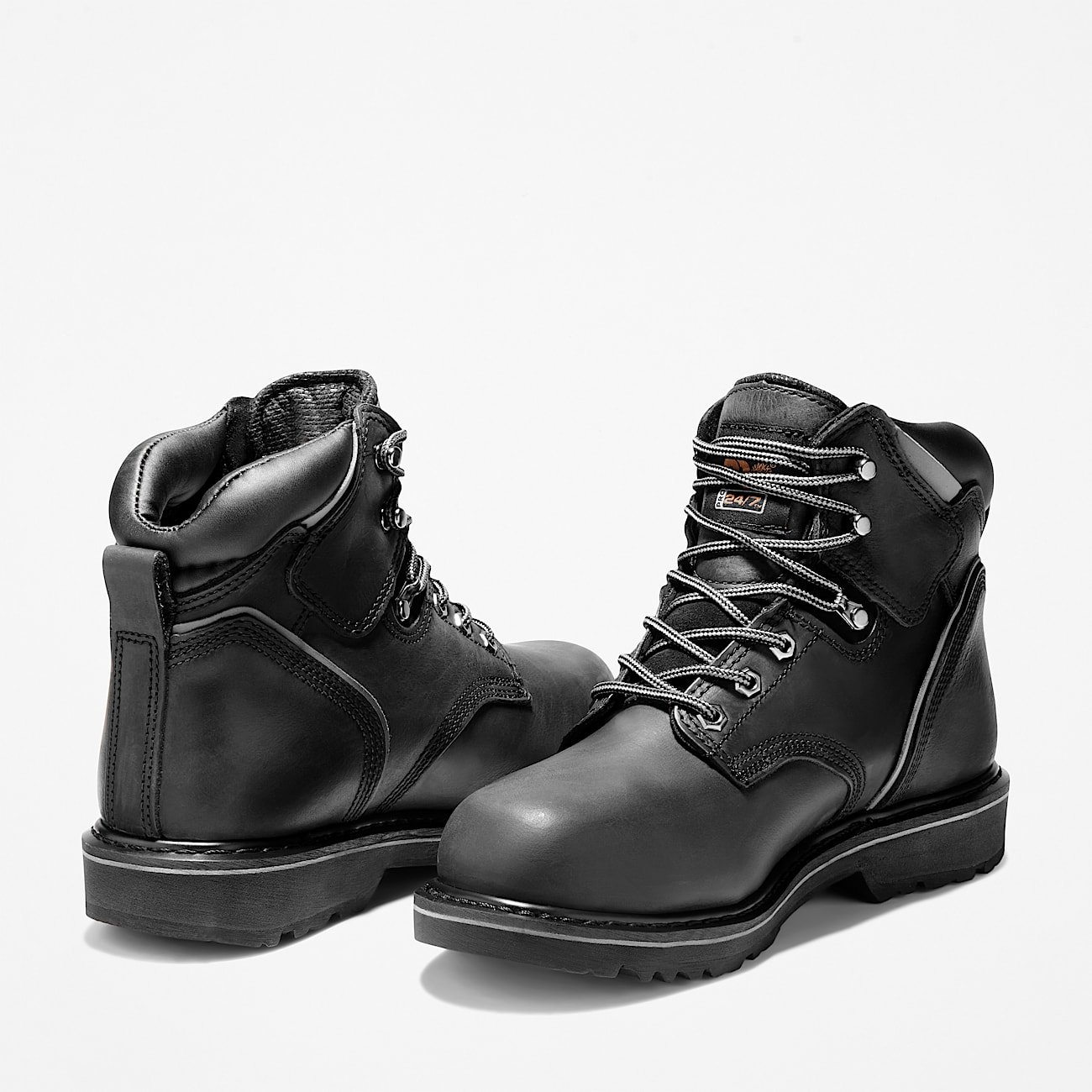 Timberland Men's Pit Boss 6" Steel Toe Work Boot Black Style TB133032001 - Image 4