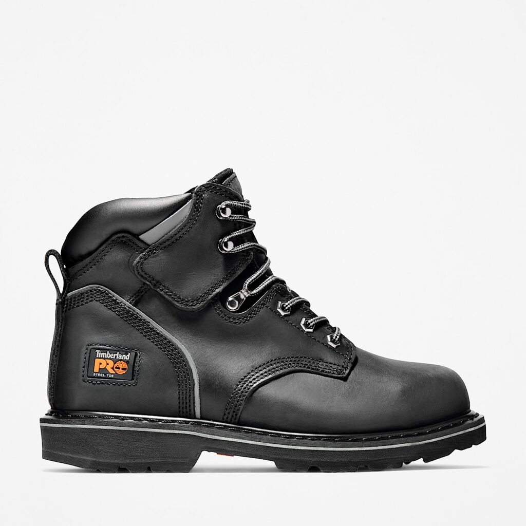 Timberland Men's Pit Boss 6" Steel Toe Work Boot Black Style TB133032001