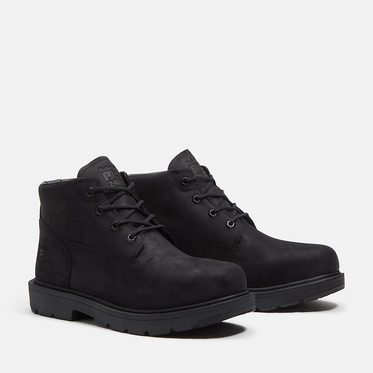 Timberland Men's Power Shift Slip-Resistant Chukka Boot Black Full-Grain Style TB0A41MGEPV - Image 4