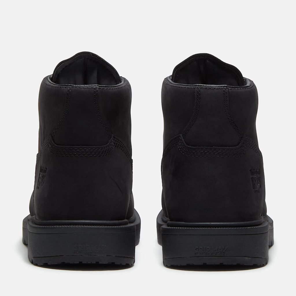 Timberland Men's Power Shift Slip-Resistant Chukka Boot Black Full-Grain Style TB0A41MGEPV