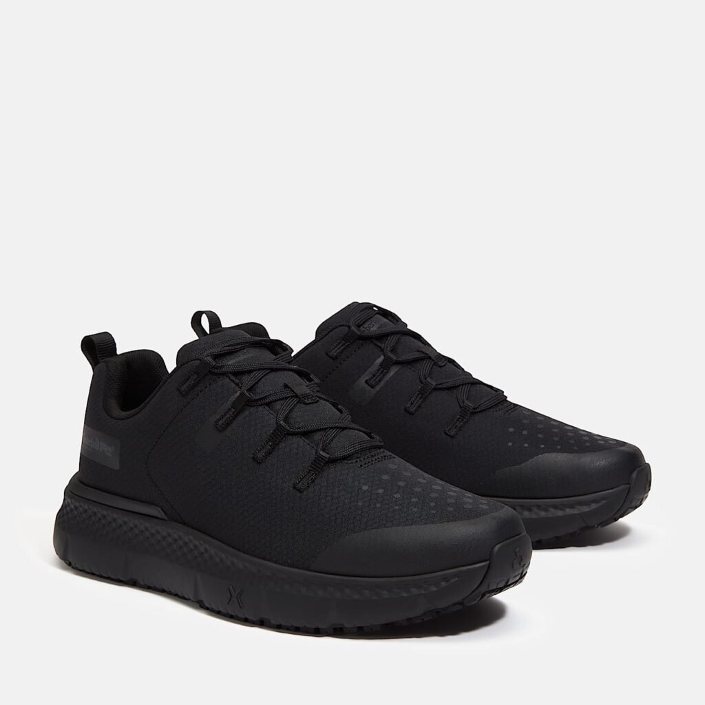 Timberland Men's Power Shift Slip-Resistant Hospitality Work Sneaker Black Ripstop Nylon Style TB0A67GQEL0
