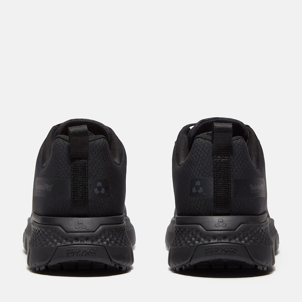 Timberland Men's Power Shift Slip-Resistant Hospitality Work Sneaker Black Ripstop Nylon Style TB0A67GQEL0