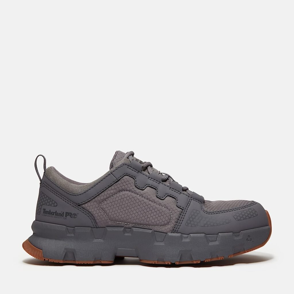 Timberland Men's Powertrain EV Composite Toe SD10 Work Sneaker Medium Grey Style TB0A67NQY55