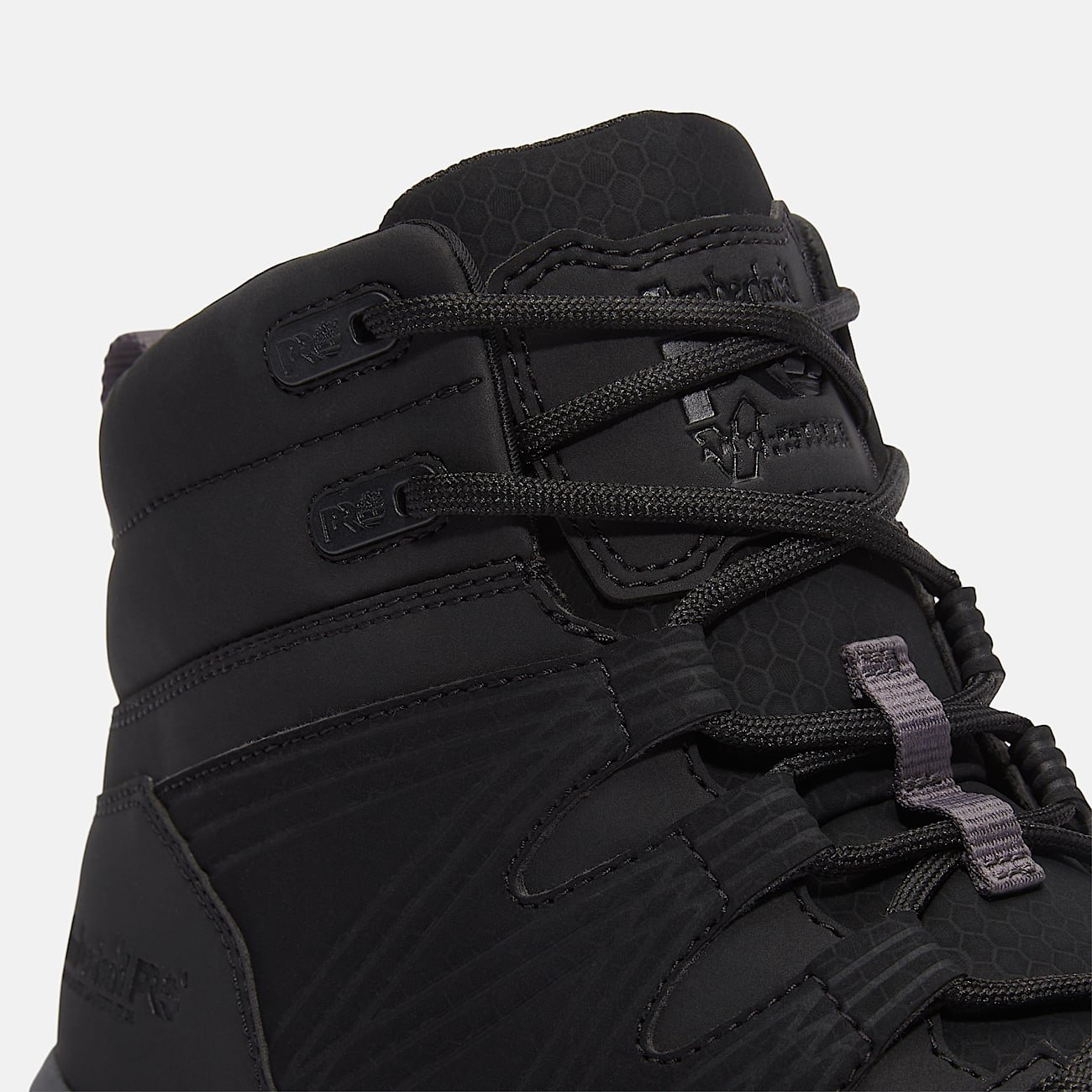 Timberland Men's Powertrain EV Mid Composite Toe SD10 Work Sneaker Blackout Leather/Synthetic Style TB0A63K3V96 - Image 7