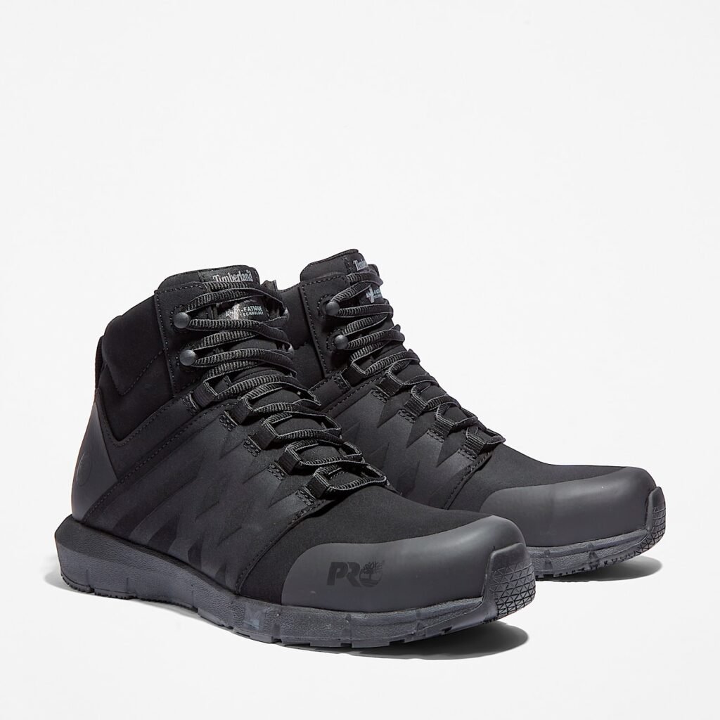 Timberland Men's Radius Composite Toe Work Sneaker Black Style TB1A28WF001