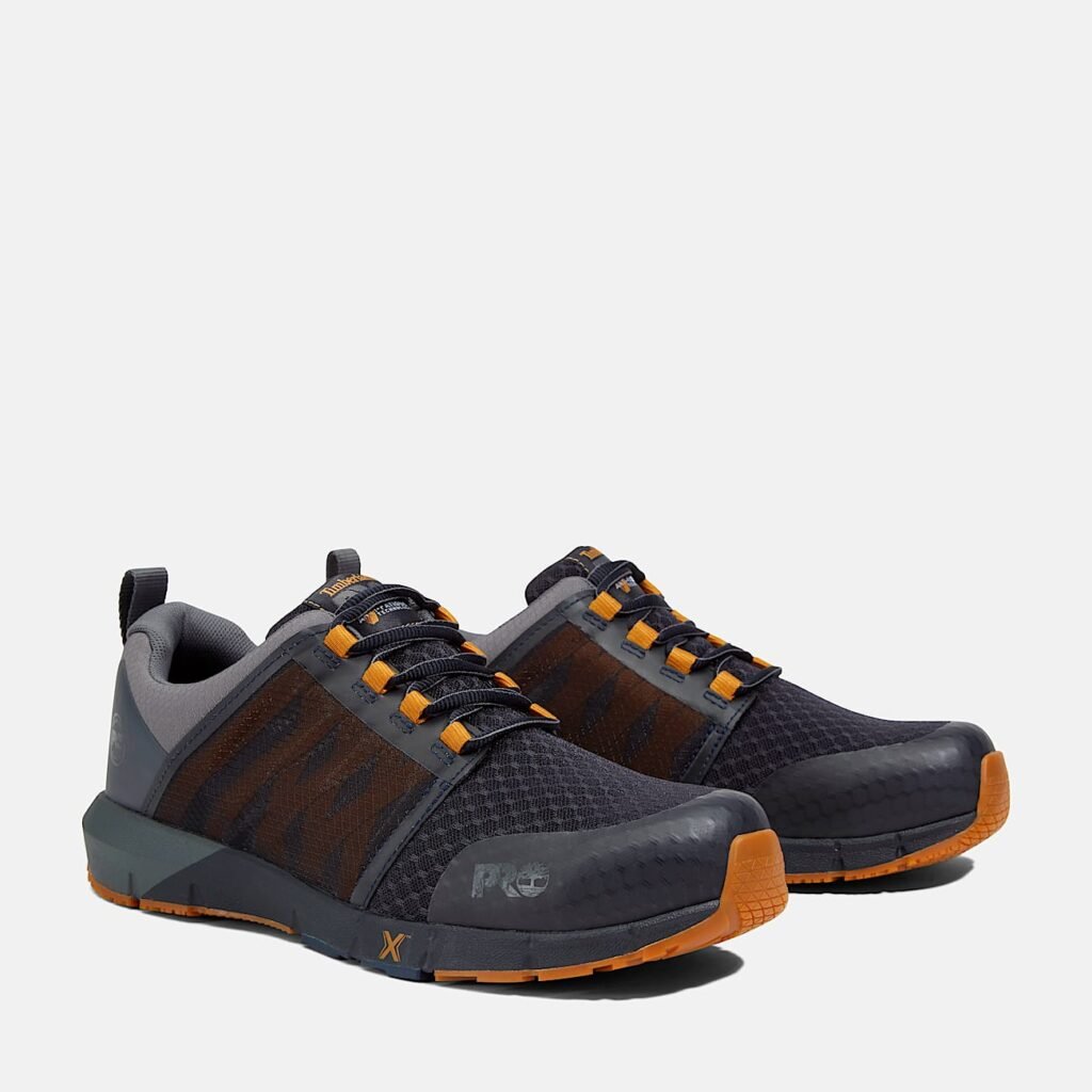 Timberland Men's Radius Composite Toe Work Sneaker Blue/Charcoal Style TB1A5YJY484