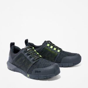Timberland Men's Radius Composite Toe Work Sneaker Black Hi-Vis Style TB1A27X5001 - Image 5