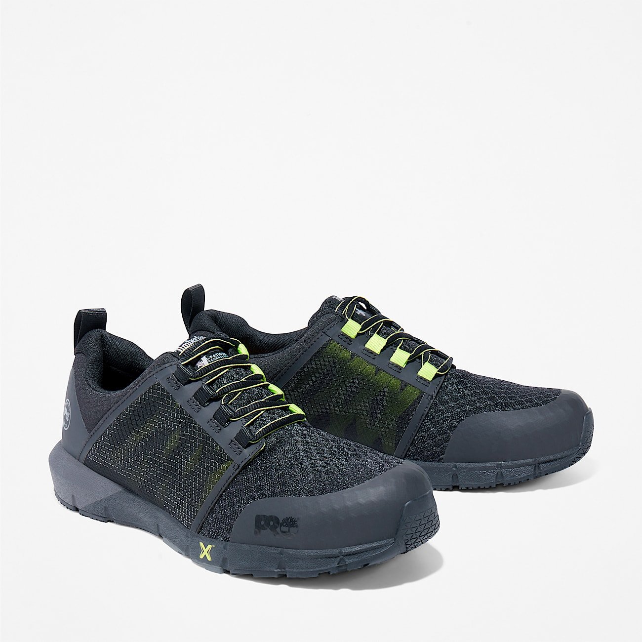 Timberland Men's Radius Composite Toe Work Sneaker Black Hi-Vis Style TB1A27X5001 - Image 5
