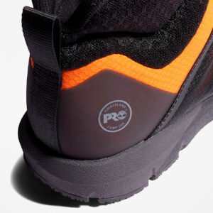 Timberland Men's Radius Composite Toe Work Sneaker Black/Orange Style TB1A29QB001 - Image 6