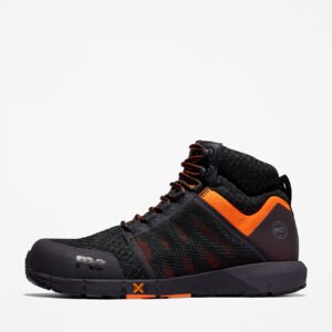 Timberland Men's Radius Composite Toe Work Sneaker Black/Orange Style TB1A29QB001 - Image 7