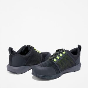 Timberland Men's Radius Composite Toe Work Sneaker Black Hi-Vis Style TB1A27X5001 - Image 6