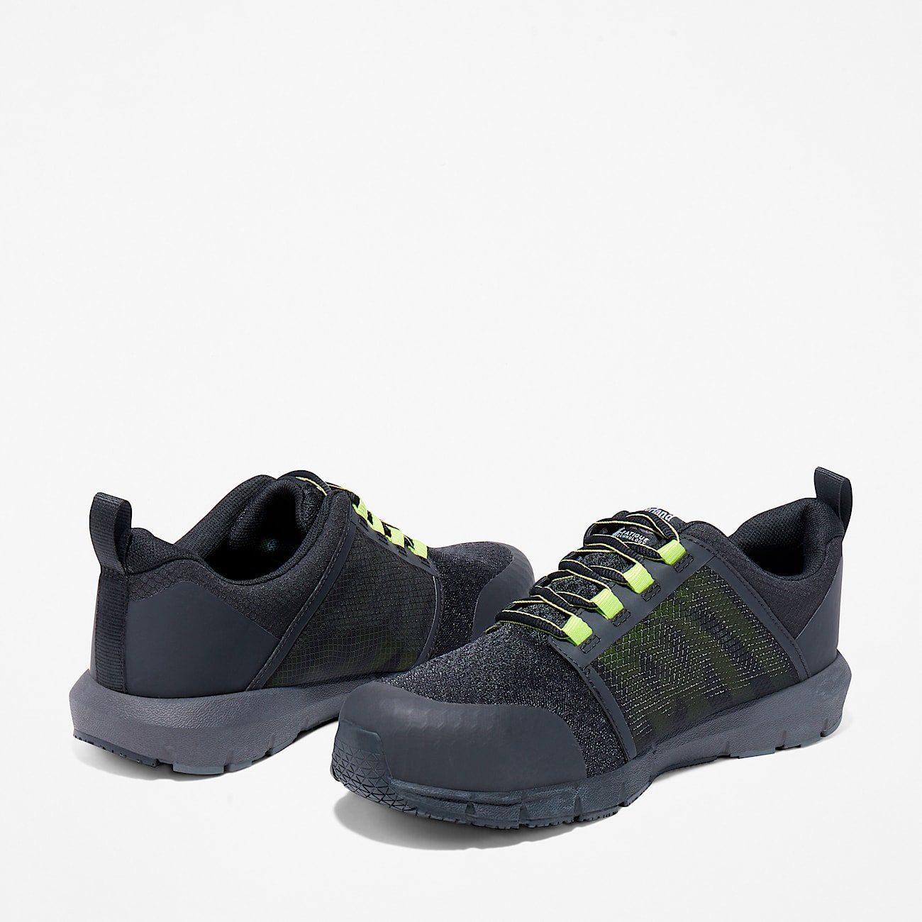 Timberland Men's Radius Composite Toe Work Sneaker Black Hi-Vis Style TB1A27X5001 - Image 6