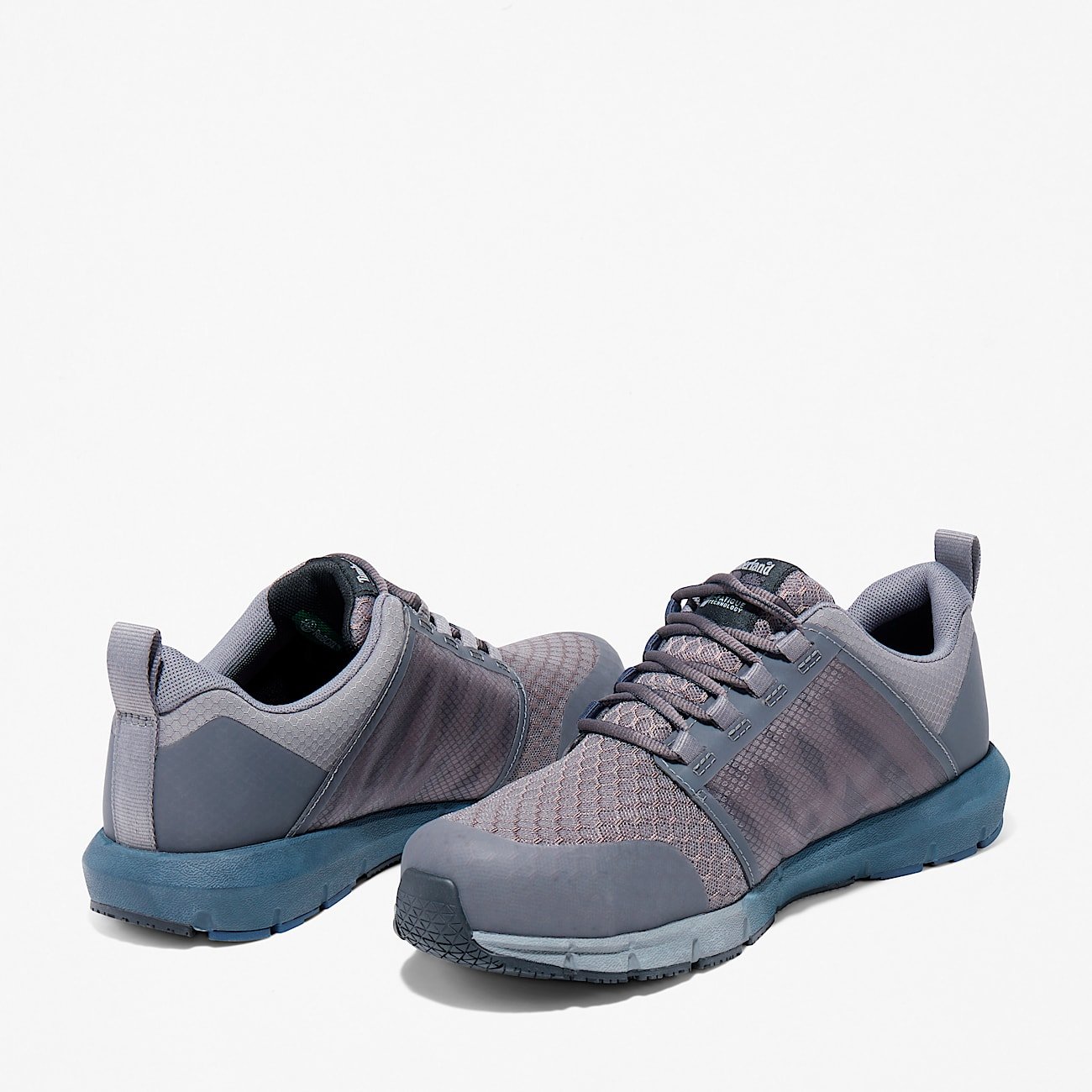 Timberland Men's Radius Composite Toe Work Sneaker Grey/Navy Style TB1A27WT065 - Image 6