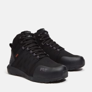Timberland Men's Radius Mid Met Guard Composite Toe Work Sneaker Black/Grey Style TB0A636KEEM - Image 4