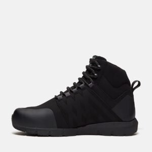 Timberland Men's Radius Mid Met Guard Composite Toe Work Sneaker Black/Grey Style TB0A636KEEM - Image 6