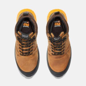 Timberland Men's Reaxion Composite Toe Waterproof Work Sneaker Brown/Orange Style TB1A1ZR1214 - Image 2
