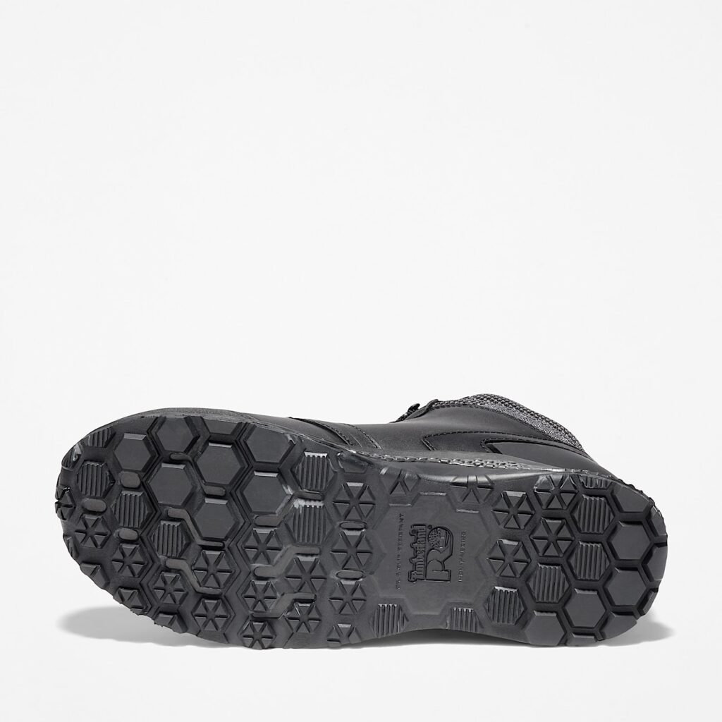 Timberland Men's Reaxion Composite Toe Waterproof Work Sneaker Black/Grey Style TB1A1ZC9001