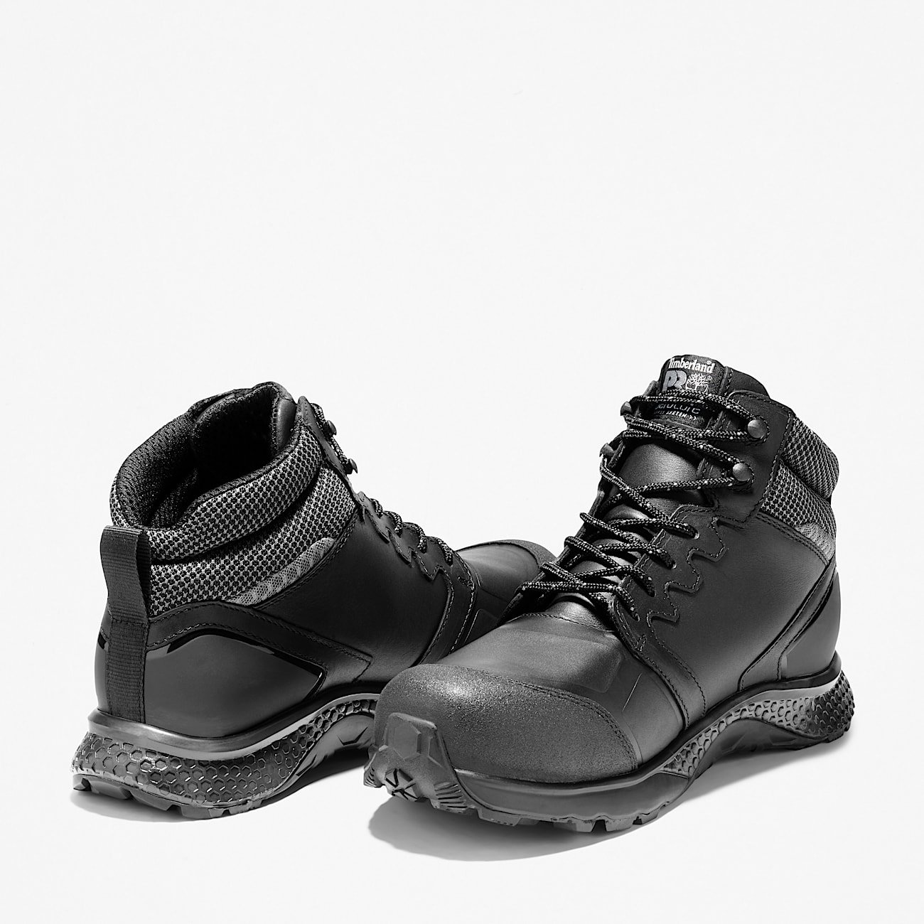 Timberland Men's Reaxion Composite Toe Waterproof Work Sneaker Black/Grey Style TB1A1ZC9001 - Image 5