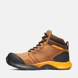 Timberland Men's Reaxion Composite Toe Waterproof Work Sneaker Brown/Orange Style TB1A1ZR1214 - Image 6