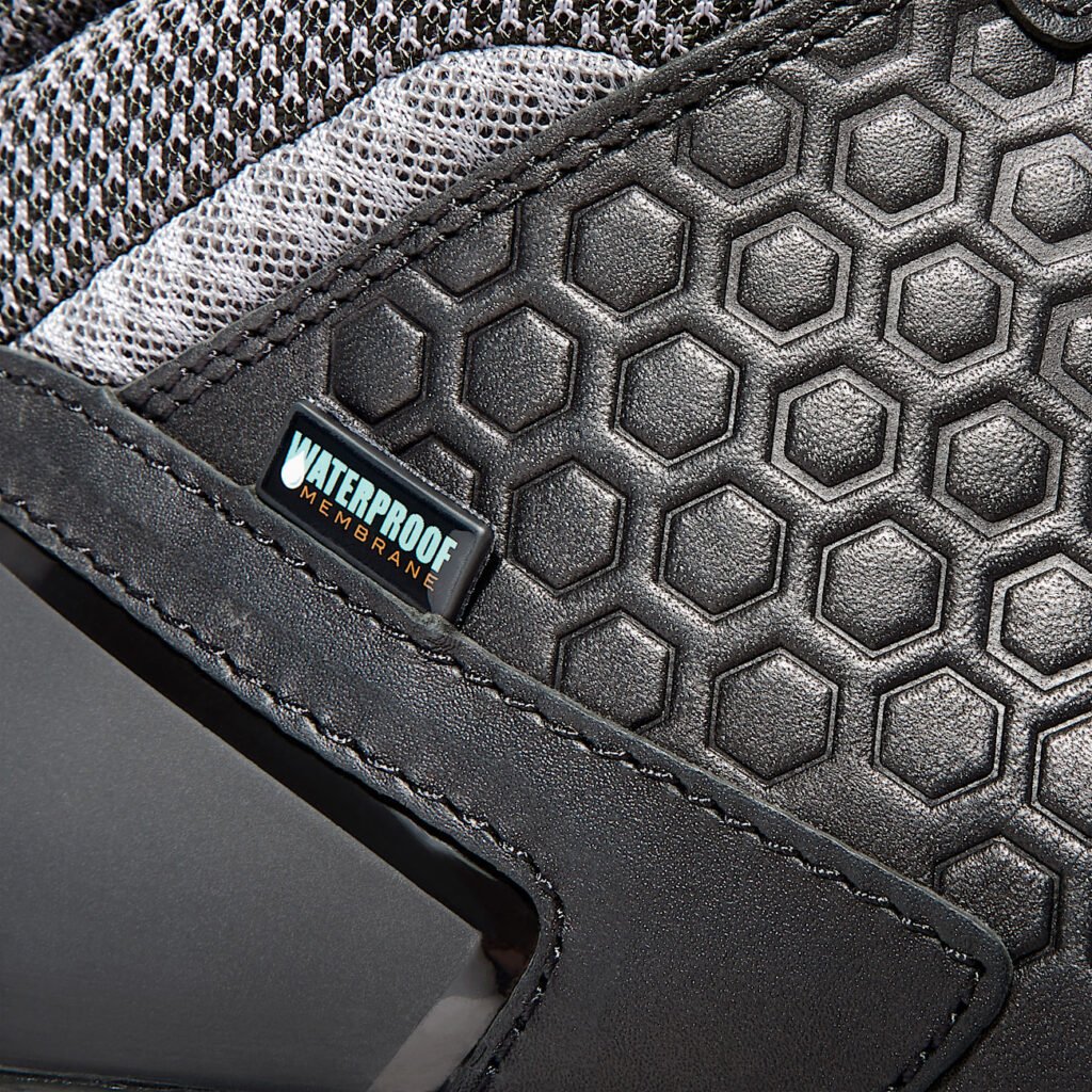 Timberland Men's Reaxion Composite Toe Waterproof Work Sneaker Black/Grey Style TB1A1ZC9001