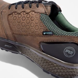 Timberland Men's Reaxion Composite Toe Waterproof Work Sneaker Brown/Green Style TB1A21PN214 - Image 6