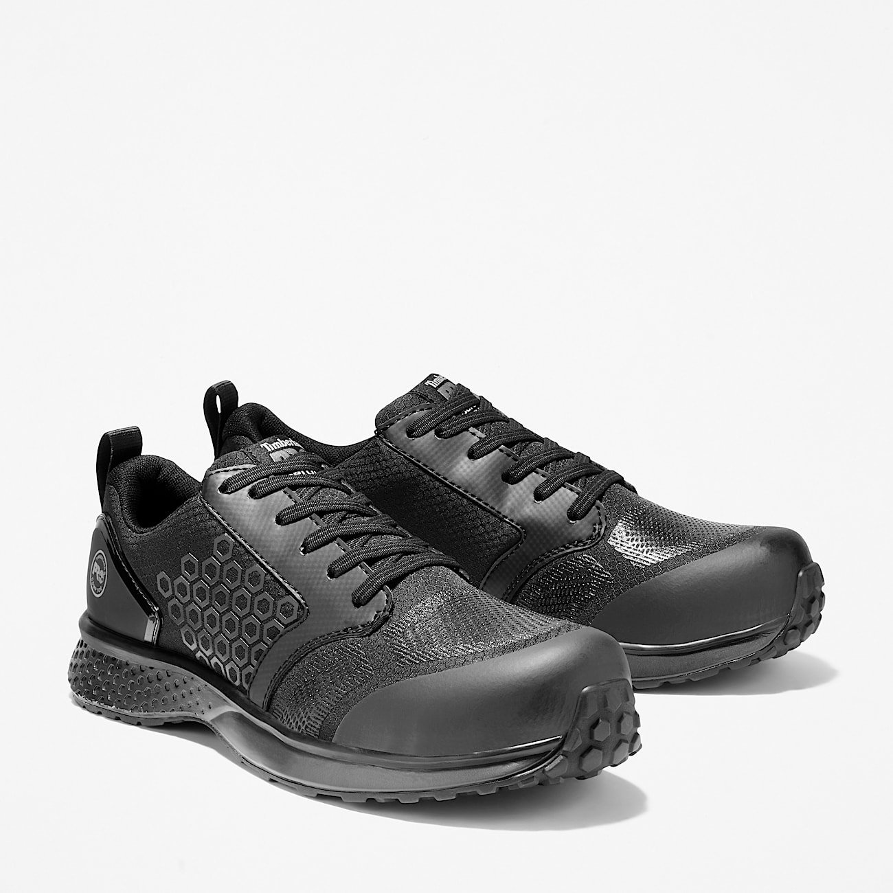 Timberland Men's Reaxion Composite Toe Work Sneaker Black/Grey Style TB1A1ZA2001 - Image 4
