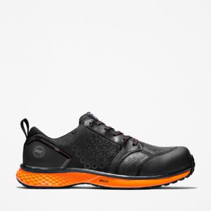 Timberland Men's Reaxion Composite Toe Work Sneaker Black/Orange Style TB1A2123001 - Image 1
