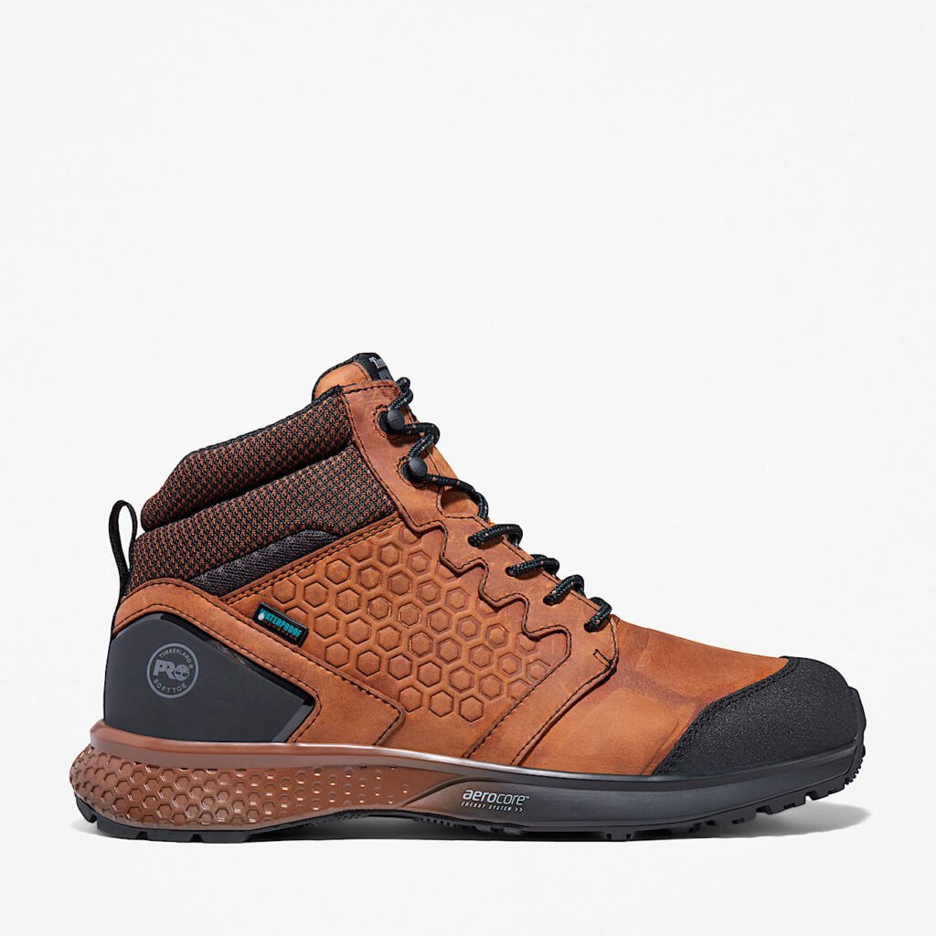 Timberland Men's Reaxion Waterproof Work Sneaker Brown Style TB1A27BG214