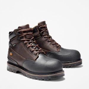 Timberland Men's Rigmaster 6" Steel Toe Waterproof Work Boot Brown Style TB1A11RO214 - Image 3