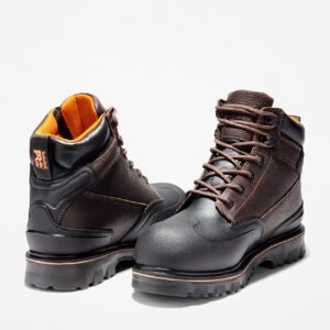 Timberland Men's Rigmaster 6" Steel Toe Waterproof Work Boot Brown Style TB1A11RO214 - Image 4