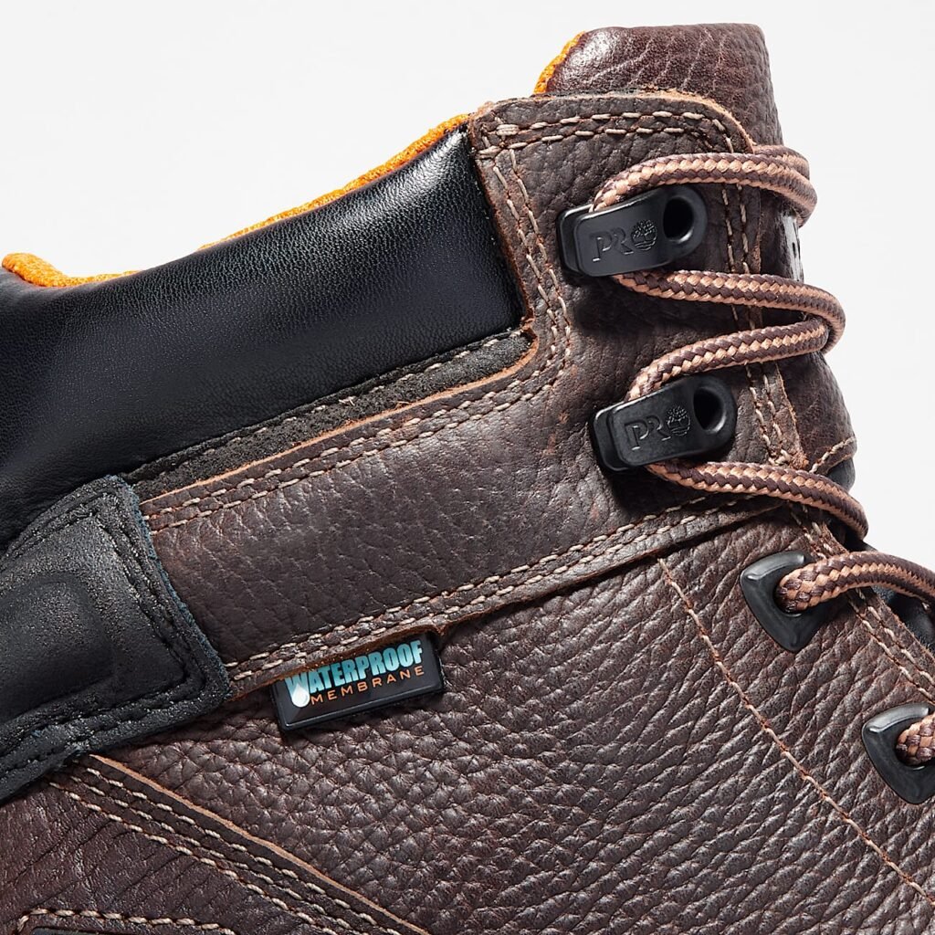 Timberland Men's Rigmaster 6" Steel Toe Waterproof Work Boot Brown Style TB1A11RO214