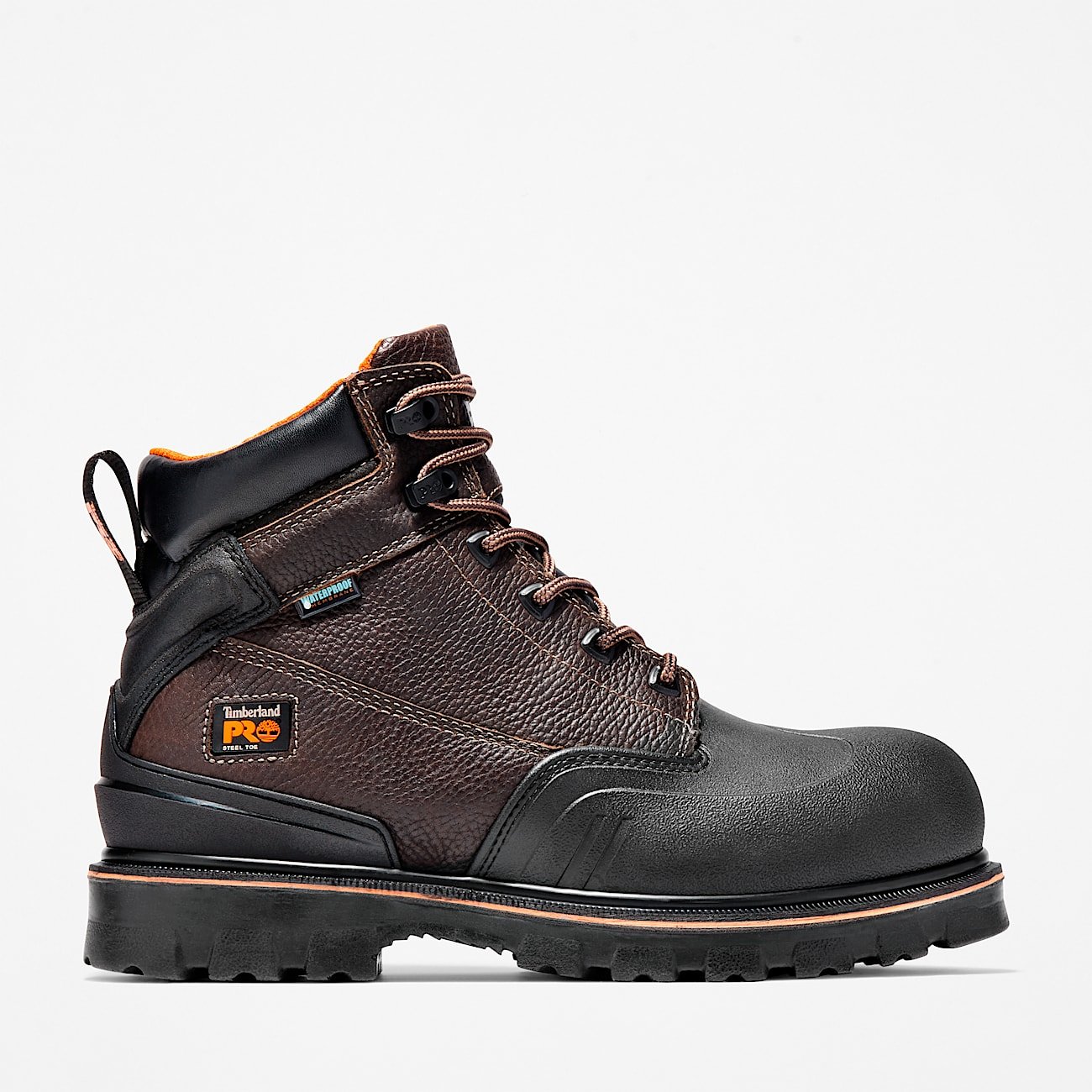 Timberland Men's Rigmaster 6" Steel Toe Waterproof Work Boot Brown Style TB1A11RO214 - Image 1