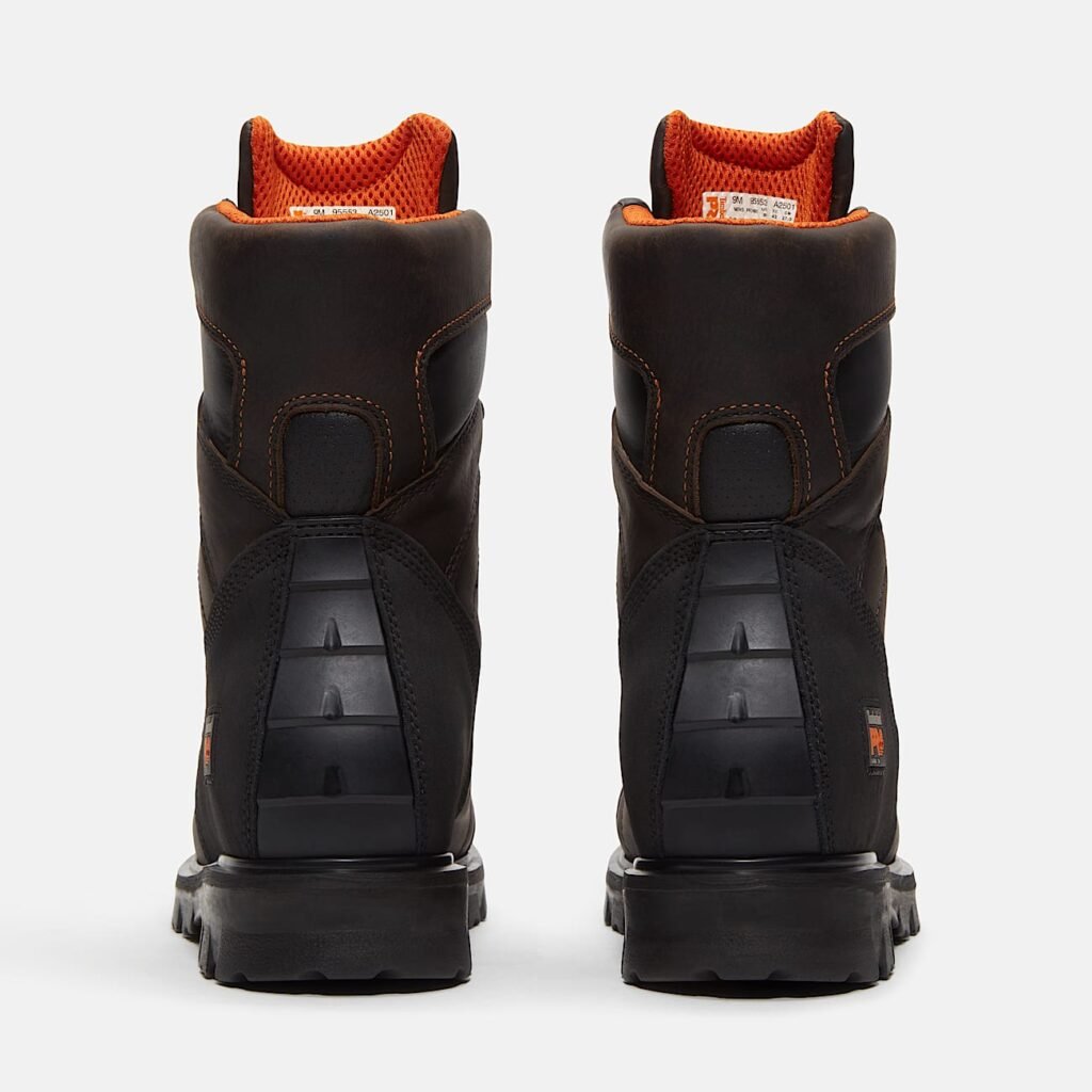 Timberland Men's Rigmaster 8" Steel Toe Waterproof Work Boot Brown Style TB195553214