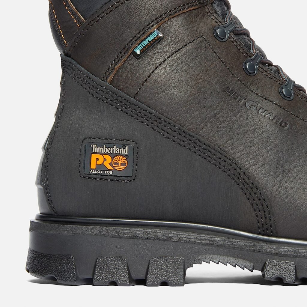 Timberland Men's Rigmaster Met Guard Alloy Toe Waterproof Work Boot Brown Style TB189649214