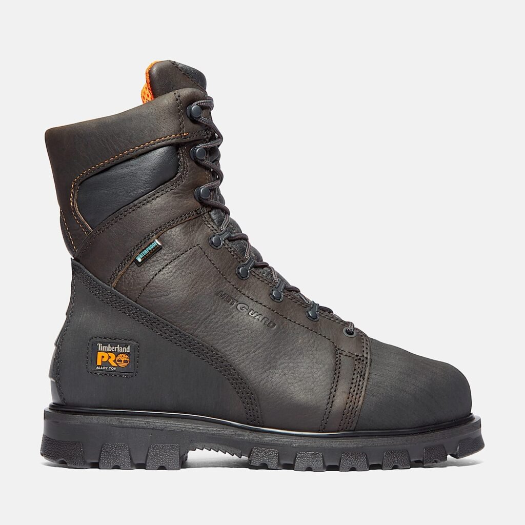 Timberland Men's Rigmaster Met Guard Alloy Toe Waterproof Work Boot Brown Style TB189649214