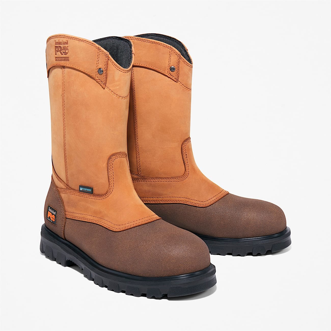 Timberland Men's Rigmaster Pull On Steel Toe Waterproof Work Boot Brown Style TB189604270 - Image 4