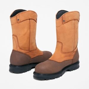 Timberland Men's Rigmaster Pull On Steel Toe Waterproof Work Boot Brown Style TB189604270 - Image 5