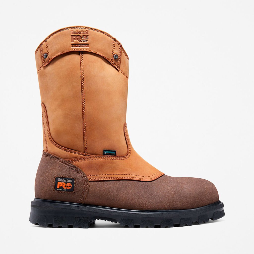 Timberland Men's Rigmaster Pull On Steel Toe Waterproof Work Boot Brown Style TB189604270